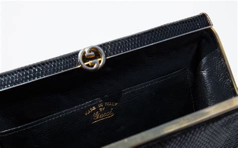 vintage black gucci clutch